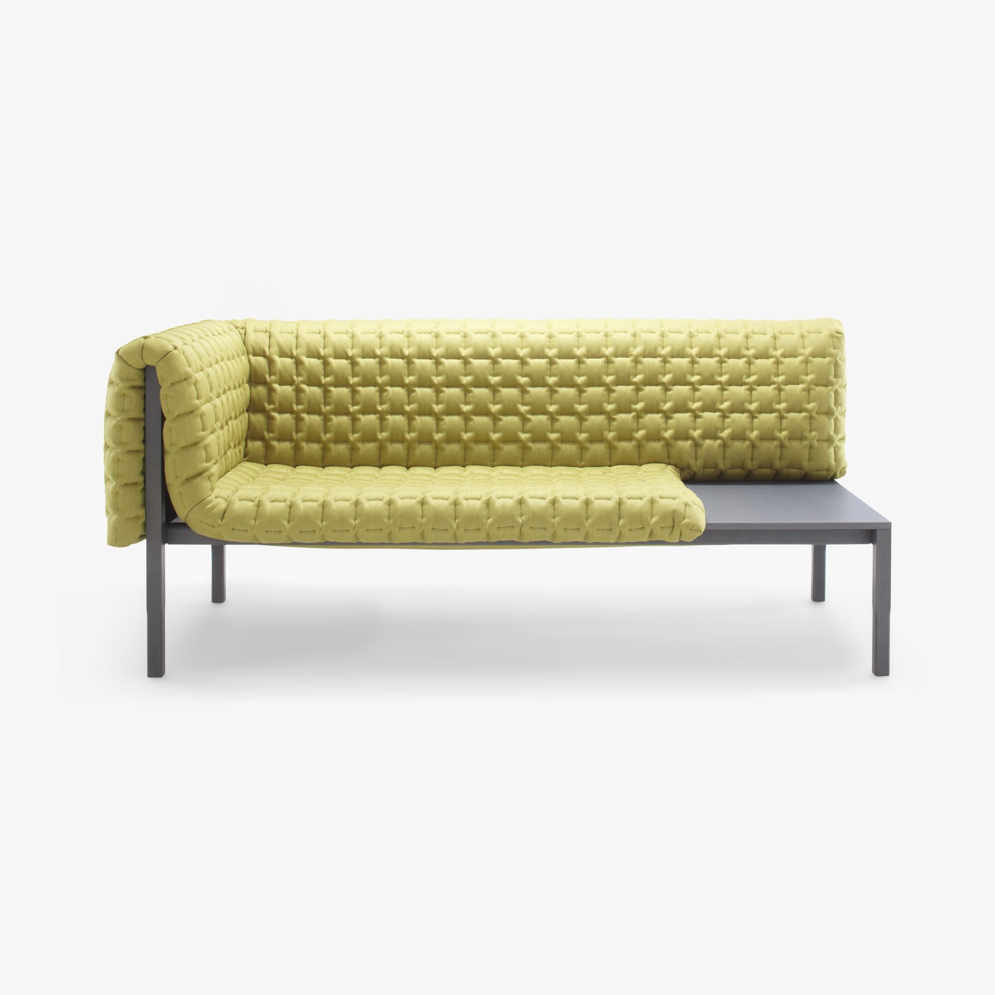 Image 1-armed settee right with table surface  1