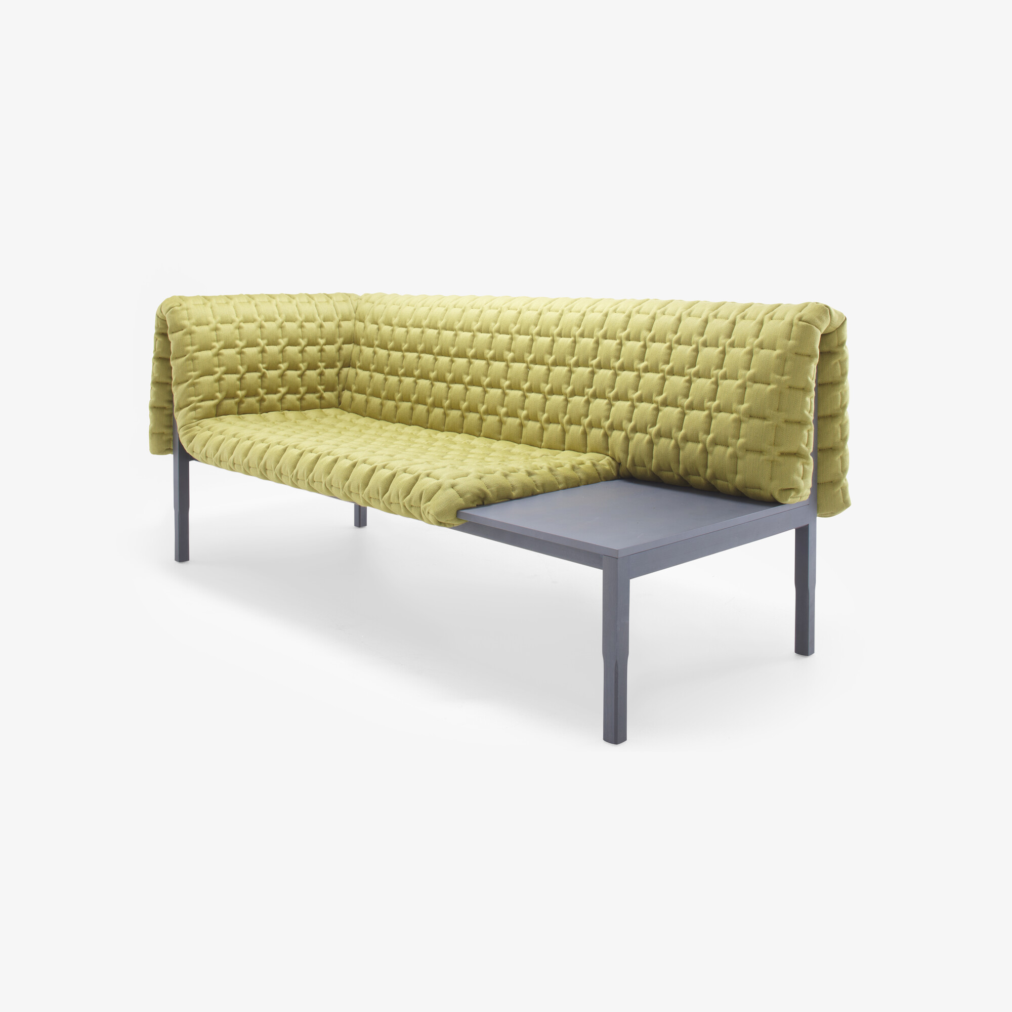 Image 1-armed settee right with table surface  2