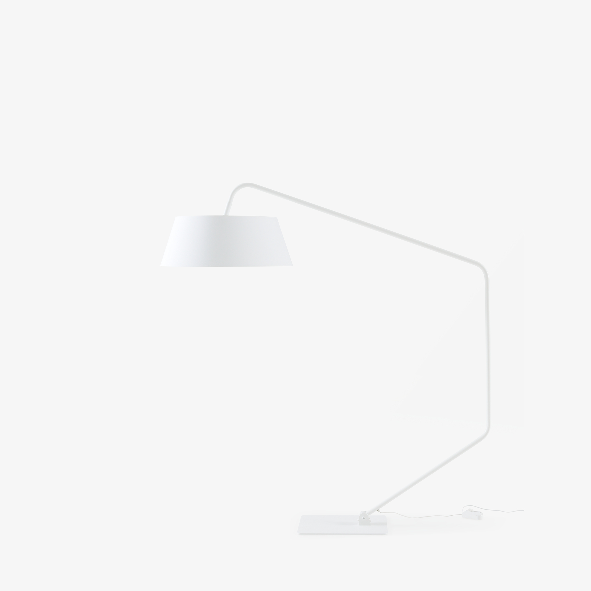 Image FLOOR STANDARD LAMP - READING LAMP WHITE 
