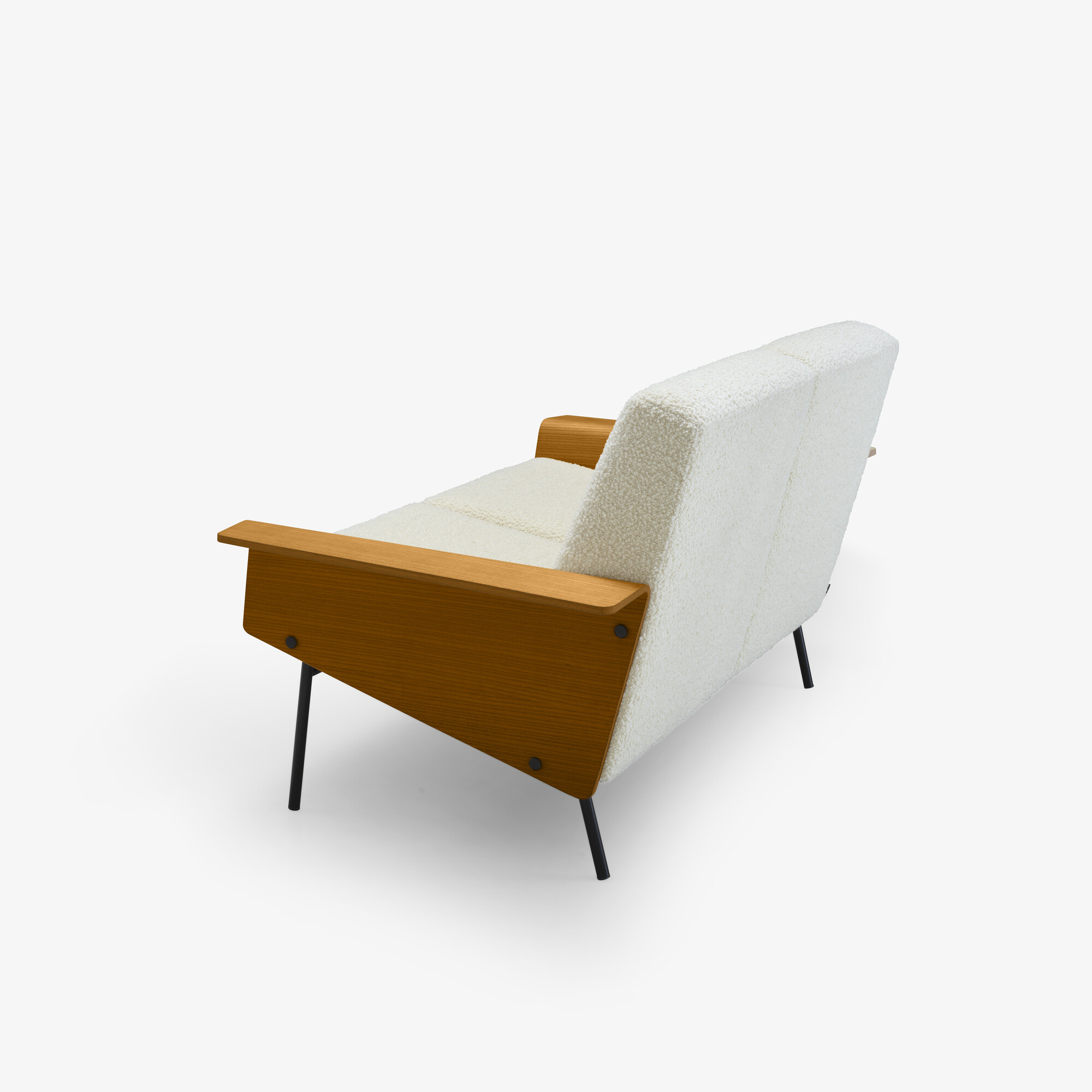 Image Settee wood arms  5