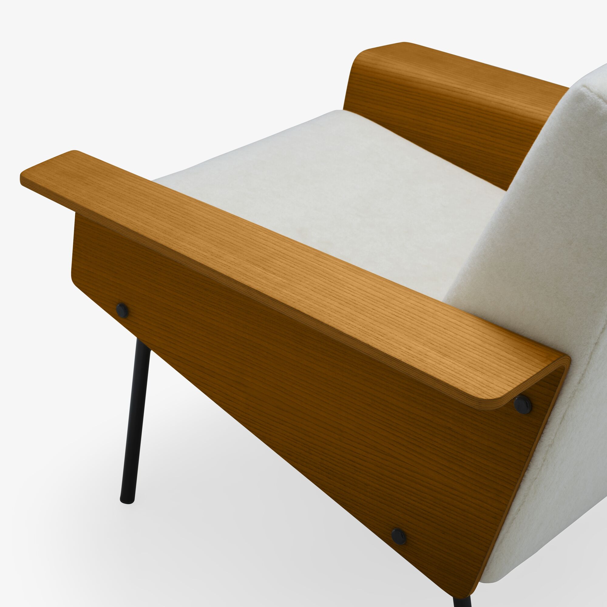 Image Armchair wood arms  6