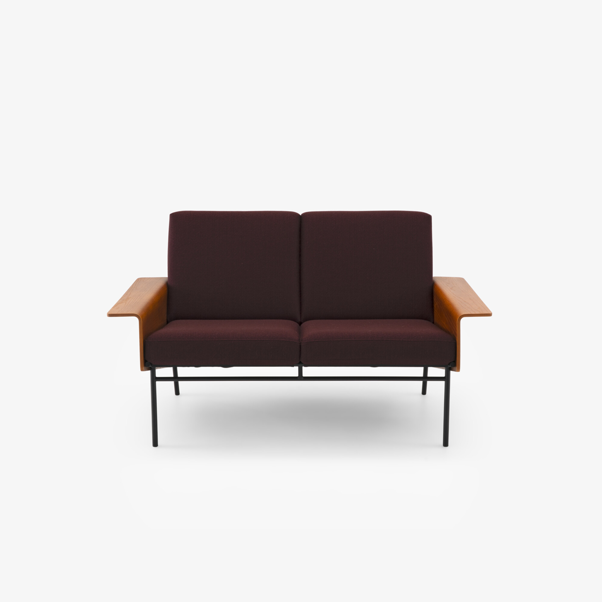 Image SETTEE WOOD ARMS 