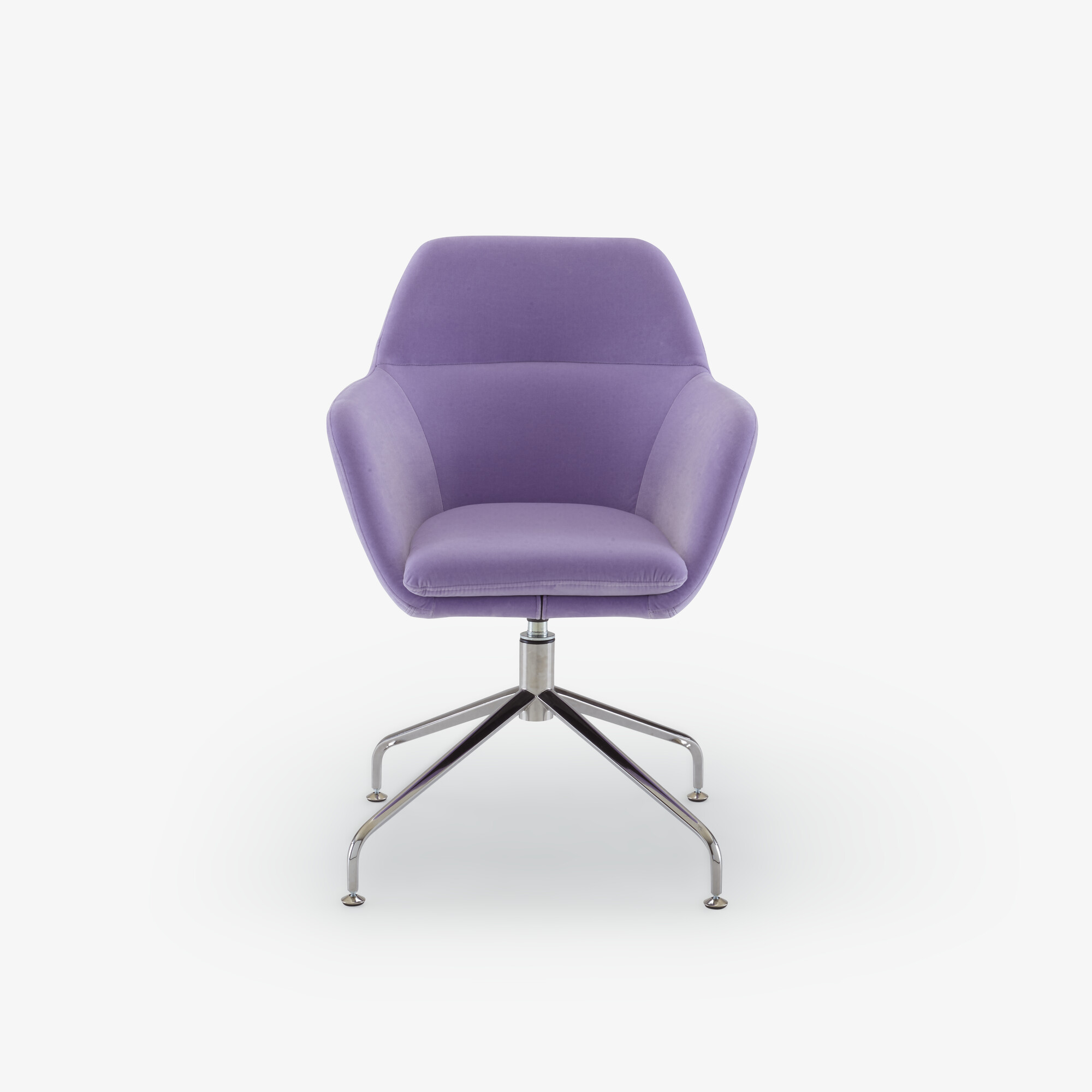 Image Carver chair central pedestal - brilliant chrome  1