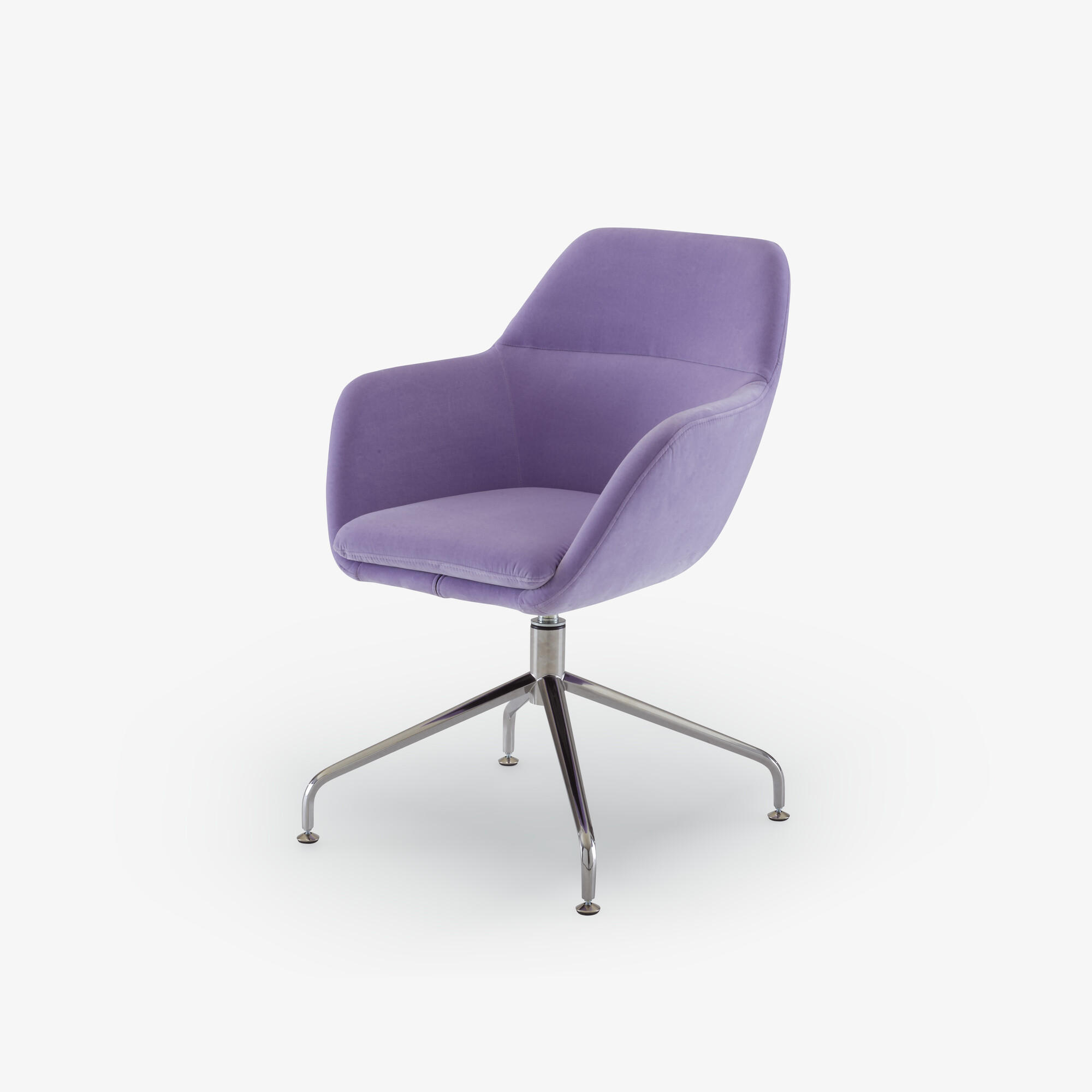 Image Carver chair central pedestal - brilliant chrome  2