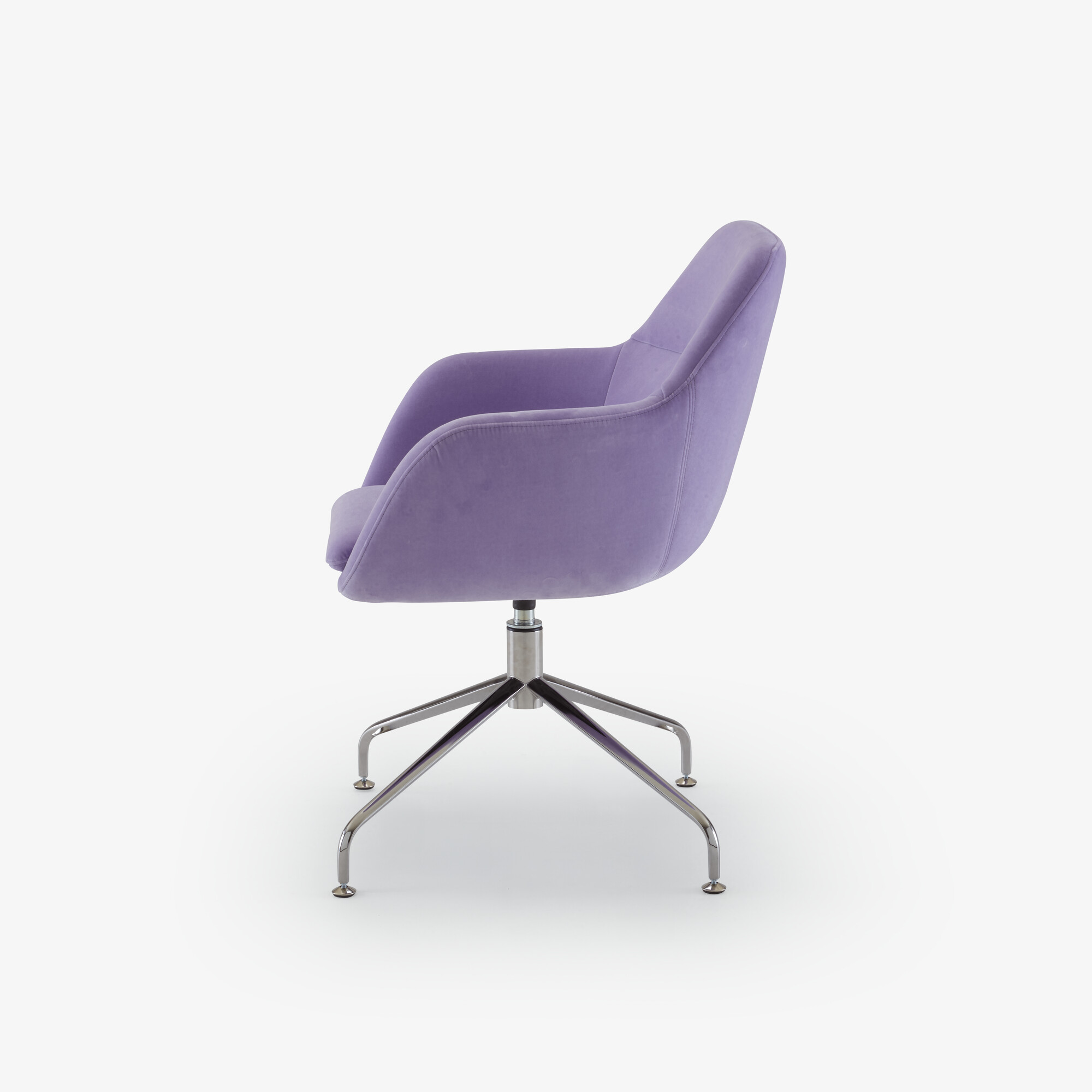 Image Carver chair central pedestal - brilliant chrome  4