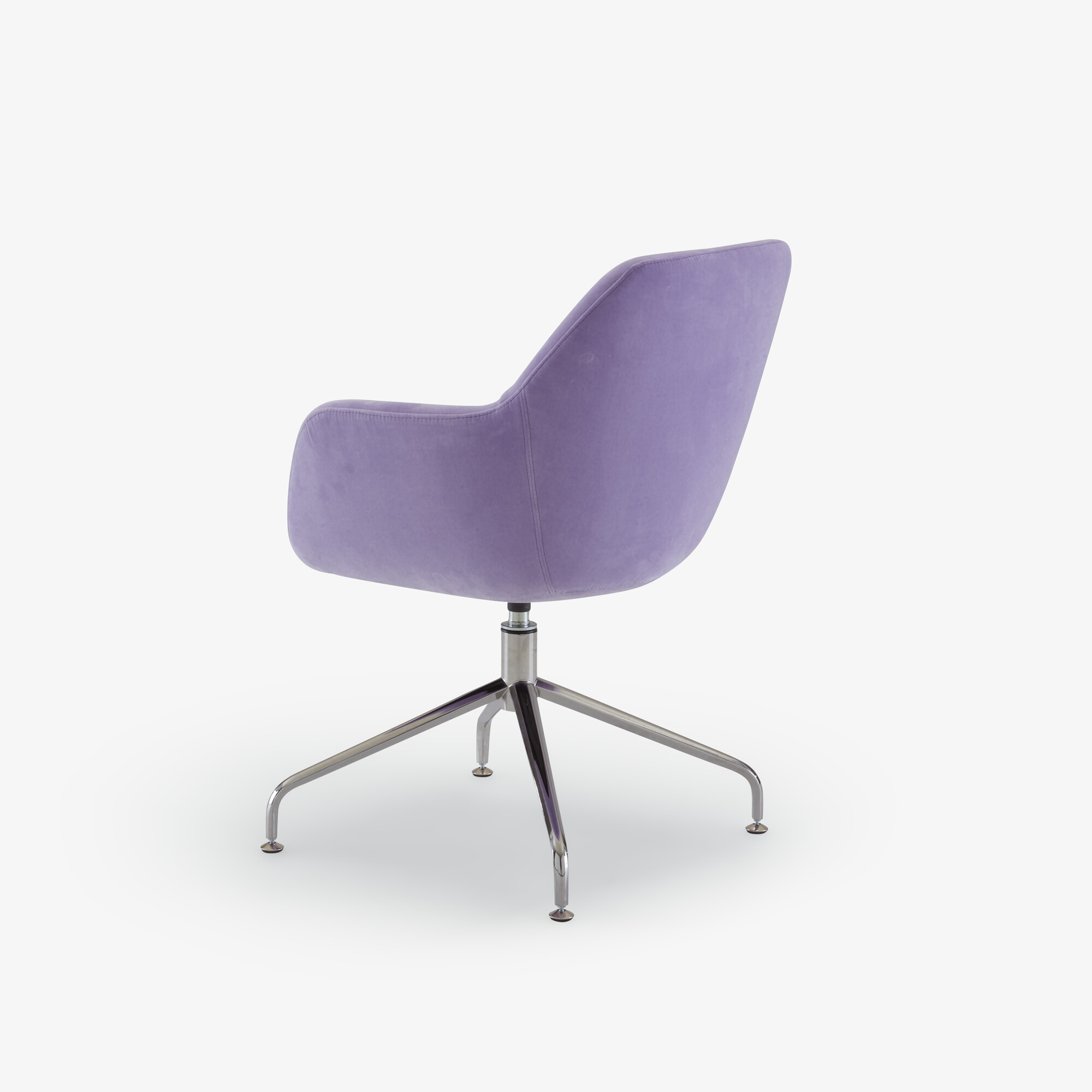 Image Carver chair central pedestal - brilliant chrome  3