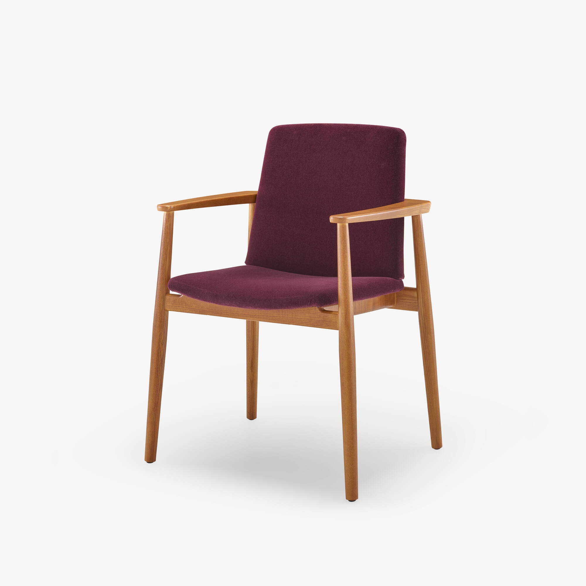 Image Carver chair piétement frêne teinté guariche  2