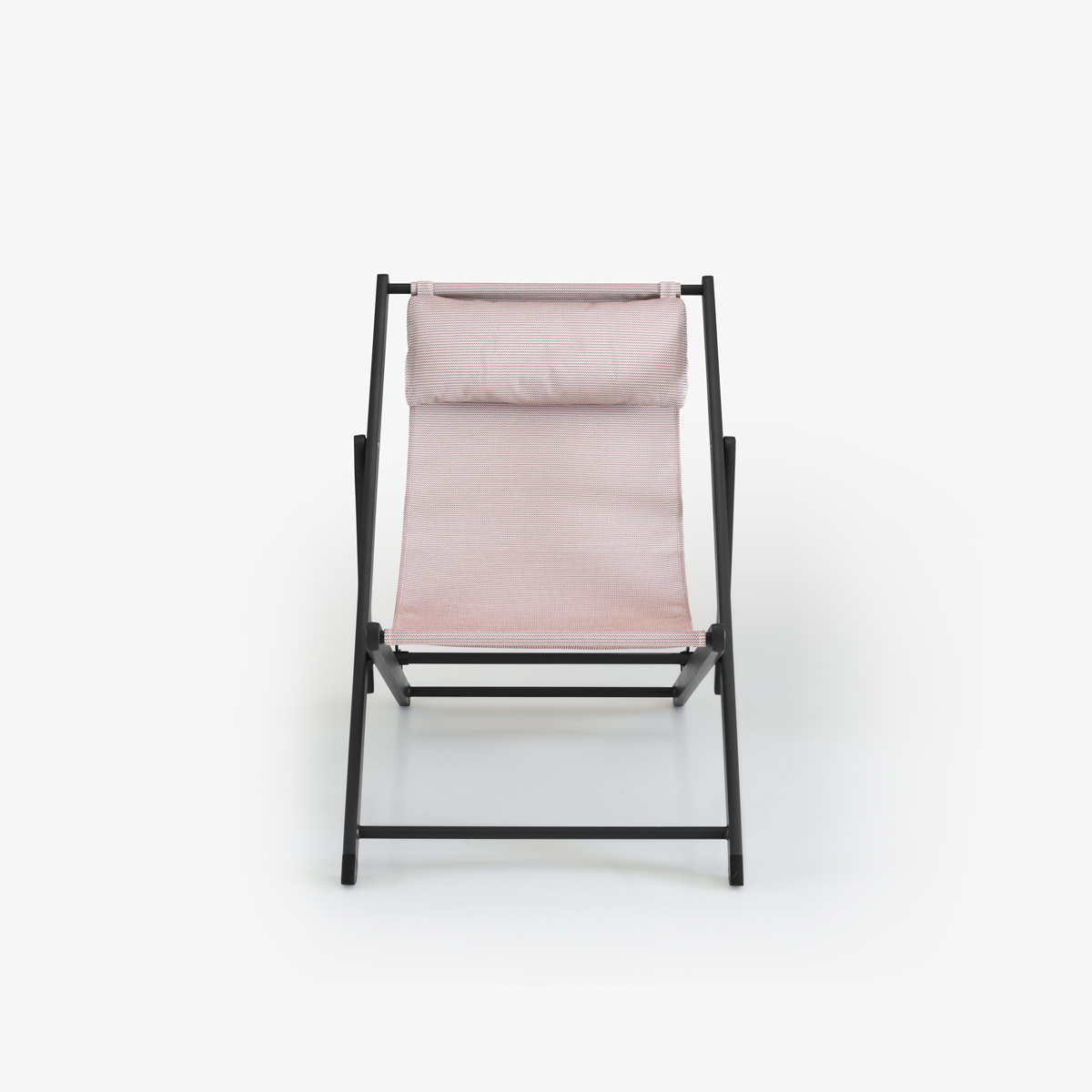 Image Set of 2 deck chairs jaspe (pink)  1
