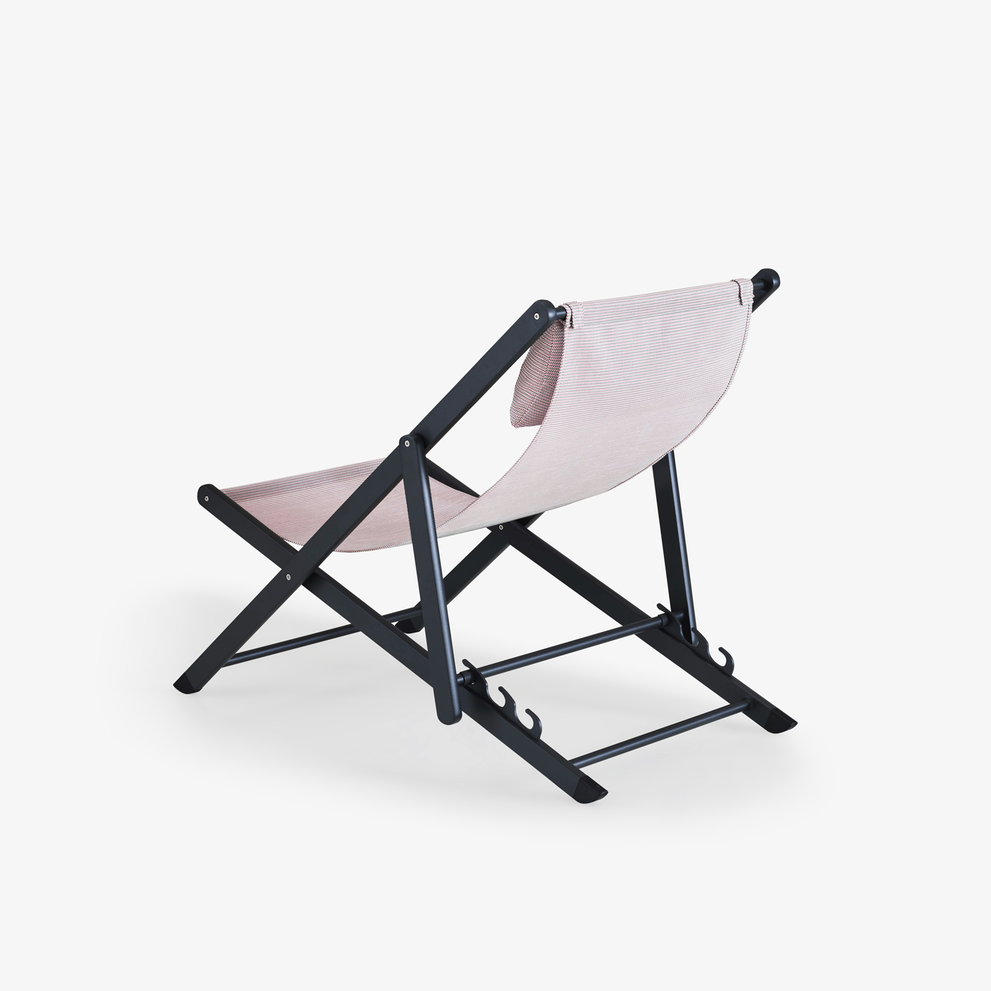 Image Set of 2 deck chairs jaspe (pink)  4