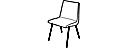 CHAIR BASE IN ASH GREY-STAINED ASH 